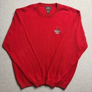 Antigua St Louis Cardinals 2004 World Series Crewneck Sweatshirt Mens XL Red